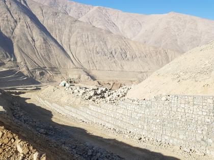 Gabion walls in Sotrami